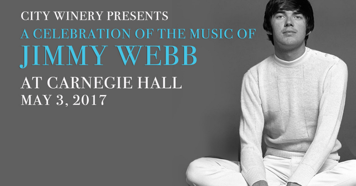 Jimmy Webb 2017 Carnegie Hall Tribute 'A Celebration' Best Classic(02)