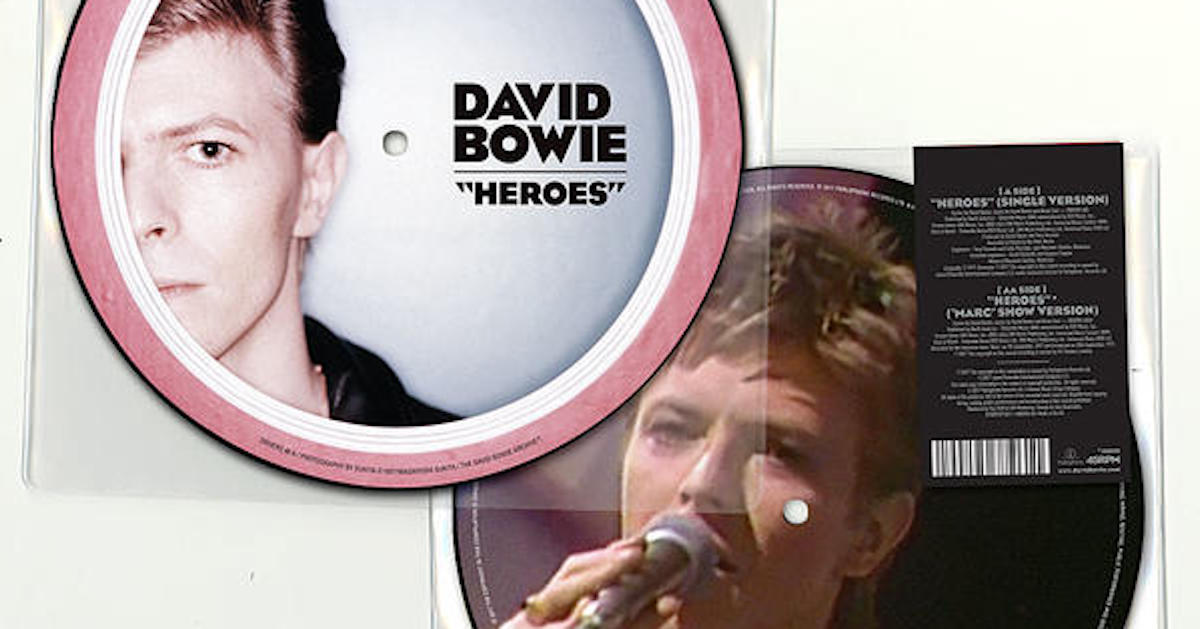 David Bowie 'Heroes' 40th Anniversary Picture Disc - Best Classic Bands ...